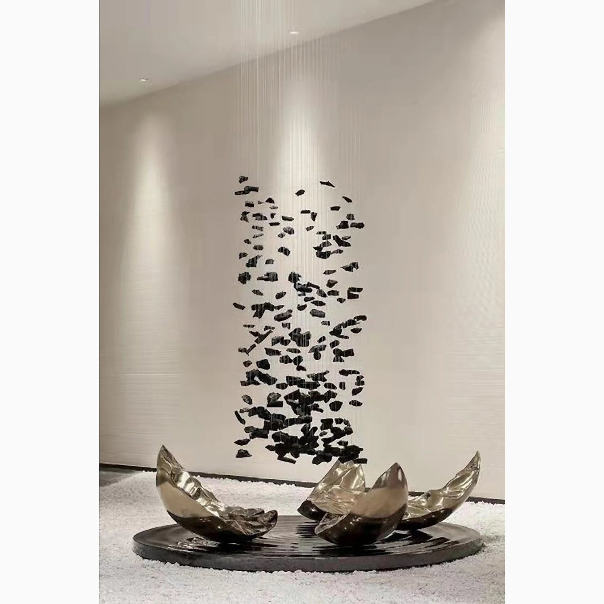 Le Port | Floating Luxury Crystal Chandelier With Decorative Stones