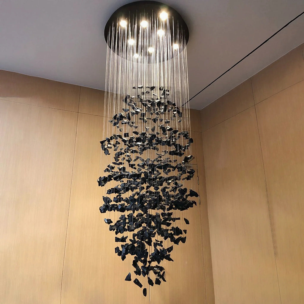 Le Port | Floating Luxury Crystal Chandelier With Decorative Stones