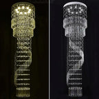 Levens | Exquisite Modern Flush Mount Crystal Chandelier