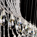 Mougins | Сhic Spiral Crystal Ceiling Led Chandelier