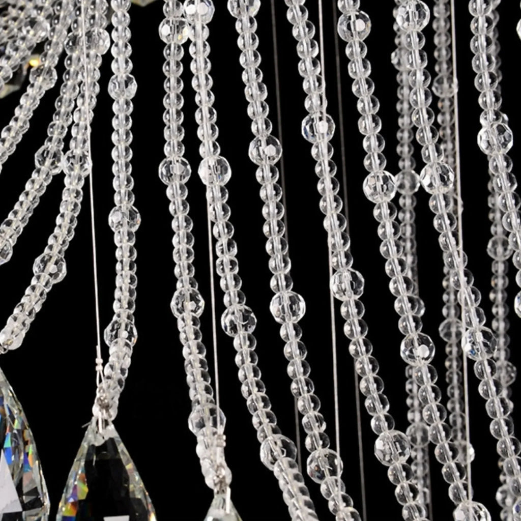 Mougins | Сhic Spiral Crystal Ceiling Led Chandelier