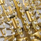 Opio | Classical Large Crystal Candle Ceiling Chandelier