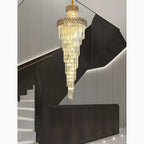 Saint-Vallier-de-Thiey | Crystal Cascade Long Chandelier