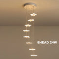 Valbonne | Stairway Star-Shaped Spiral Pendant Chandelier