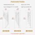 Valbonne | Stairway Star-Shaped Spiral Pendant Chandelier