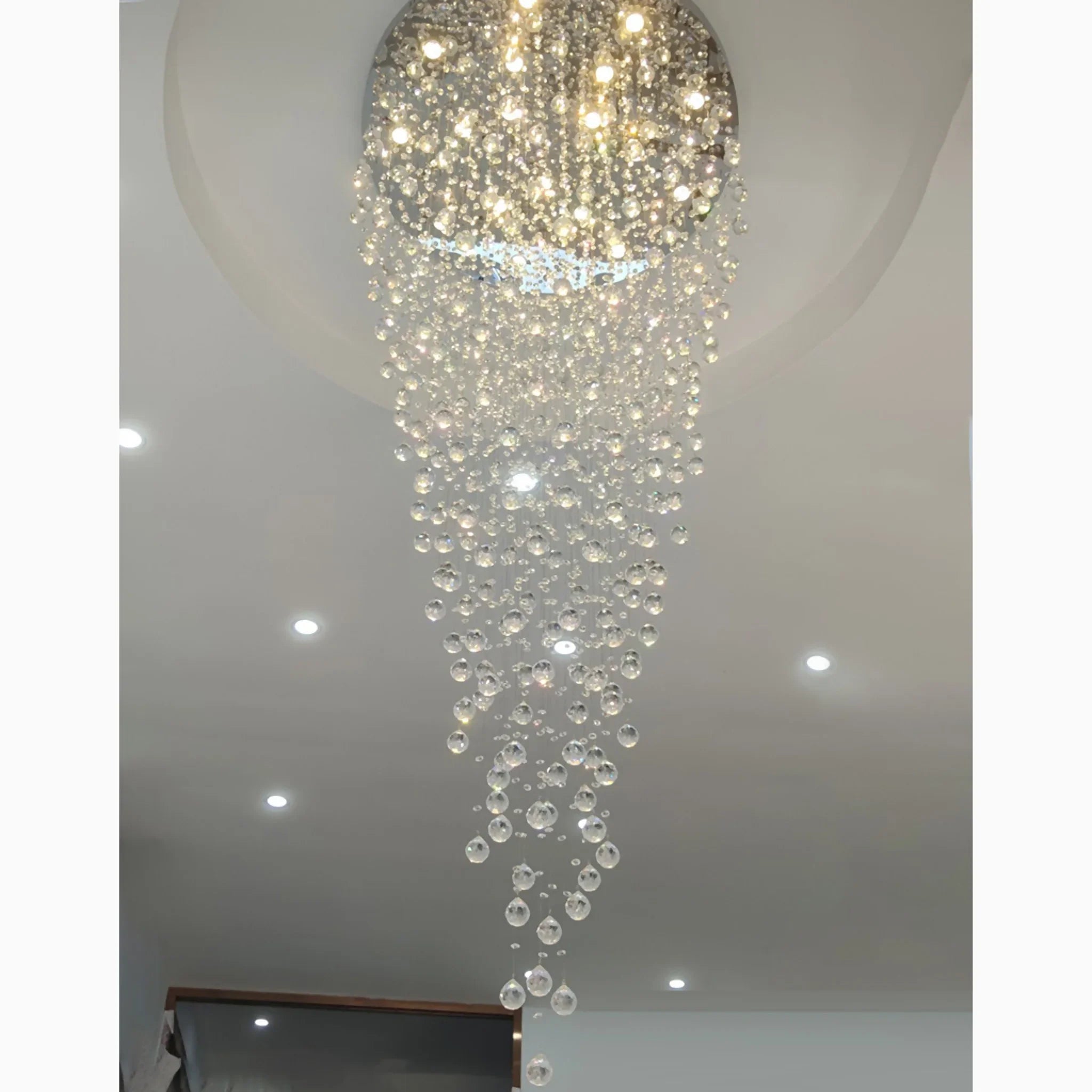 Le Tignet | Creative Large Raindrops Crystal Chandelier
