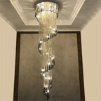 Villeneuve-Loubet Cascade | Smoke Gray Modern Crystal Chandelier