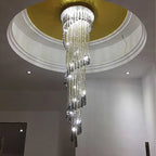 Villeneuve-Loubet Cascade | Smoke Gray Modern Crystal Chandelier