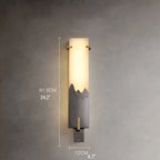 Creative Marble Wall Lamp in Antique Style for Living Room, Bedroom