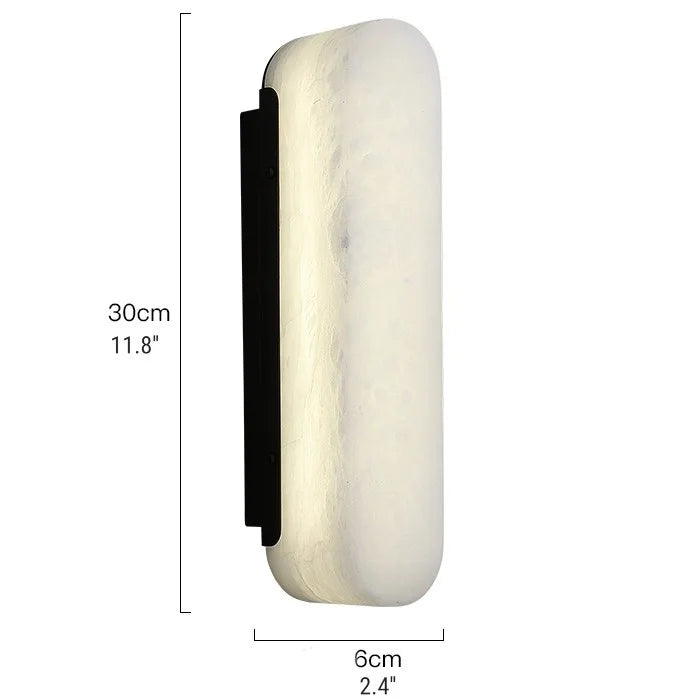 Luxury Marble Vertical Wall Lamp for Living Room, Bedroom