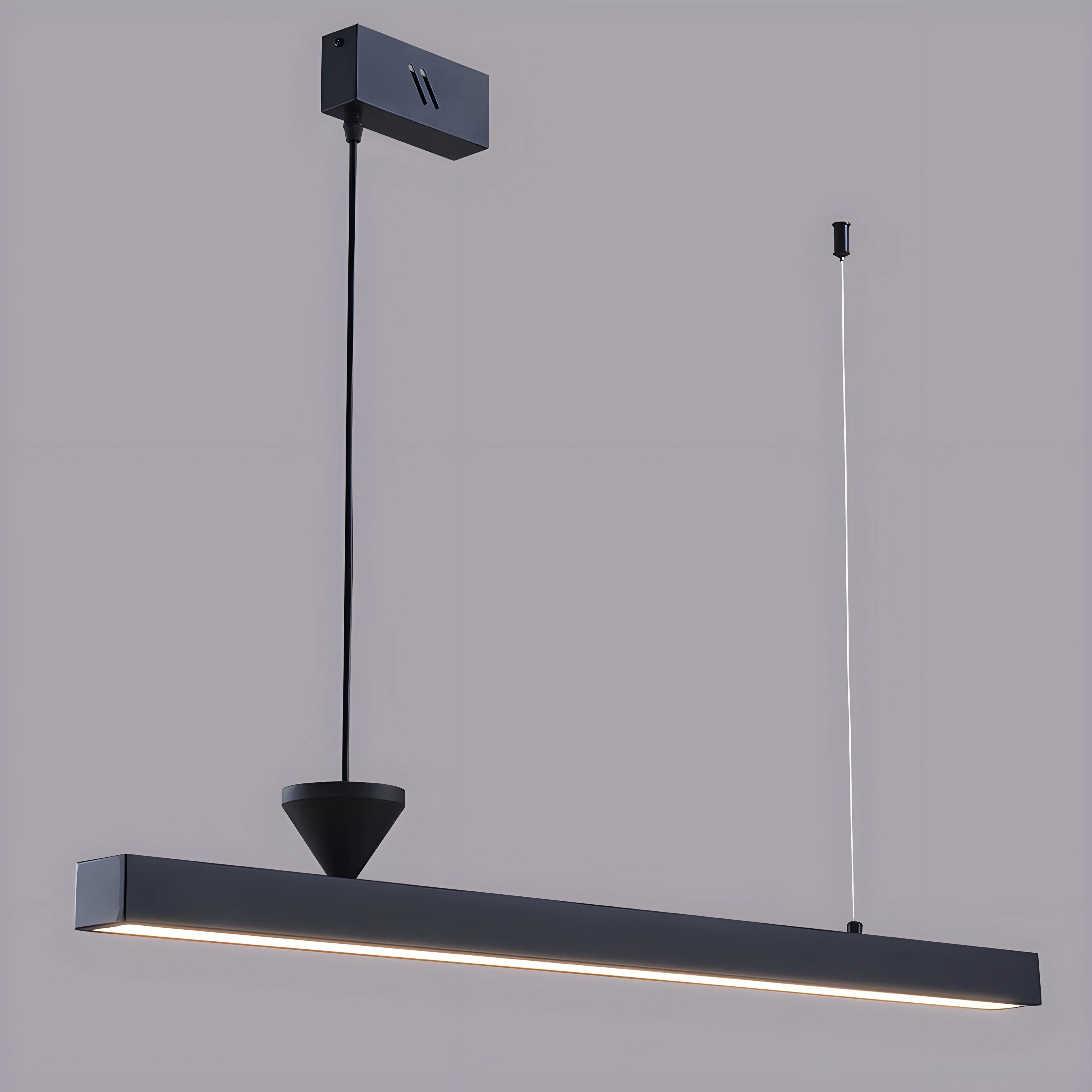Ciney | Minimalistic Black Chandelier for Dining Room