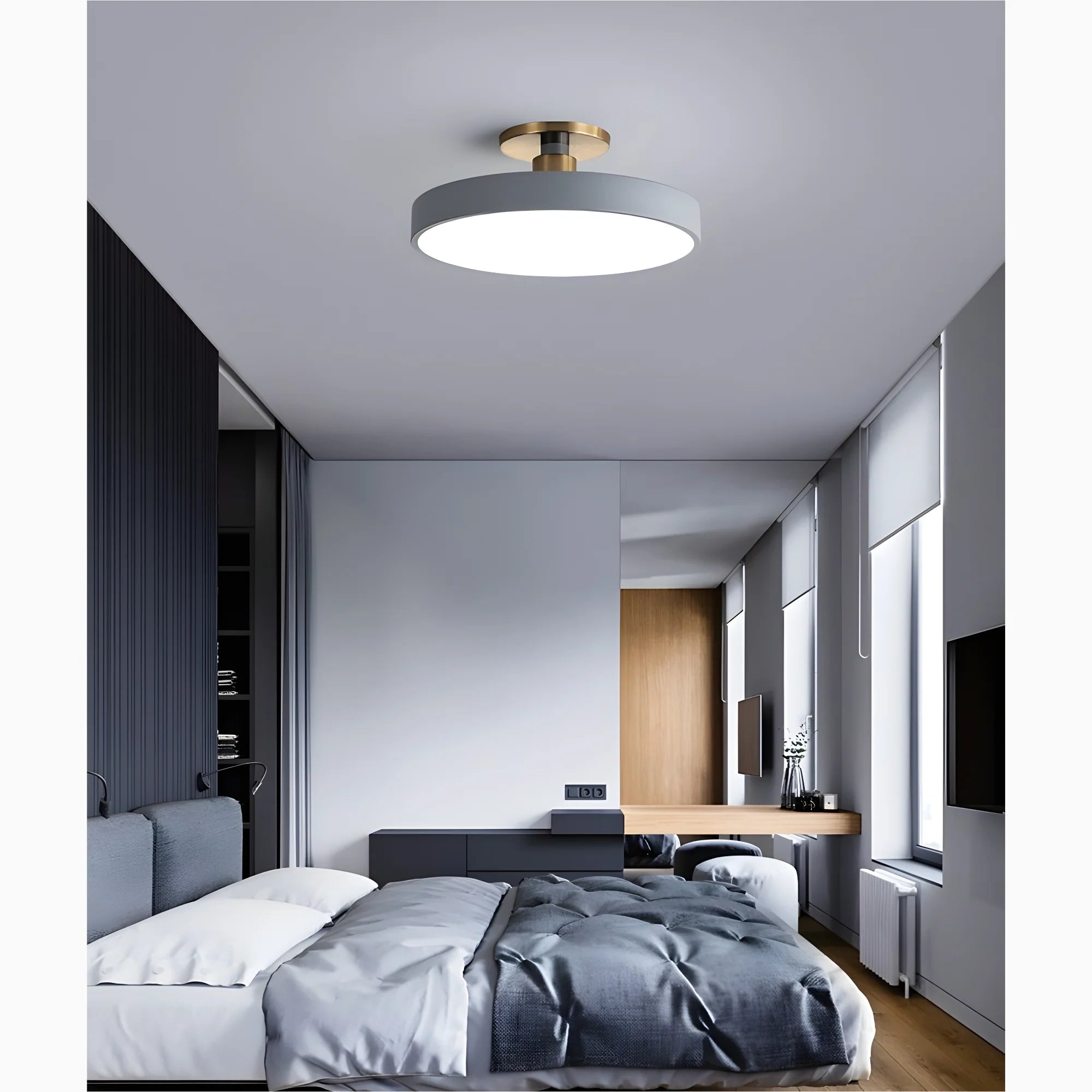 Isili | Minimalistic LED Ceiling Lamp for Bedroom, Kitchen, Balcony, Corridor