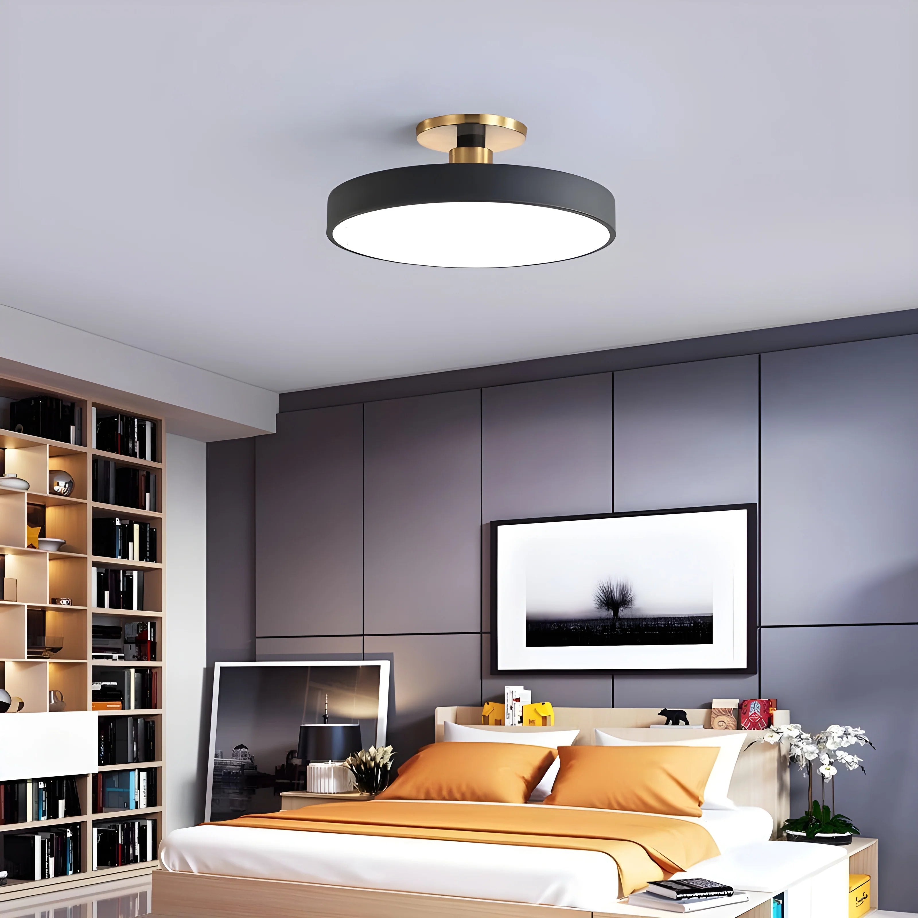 Isili | Minimalistic LED Ceiling Lamp for Bedroom, Kitchen, Balcony, Corridor