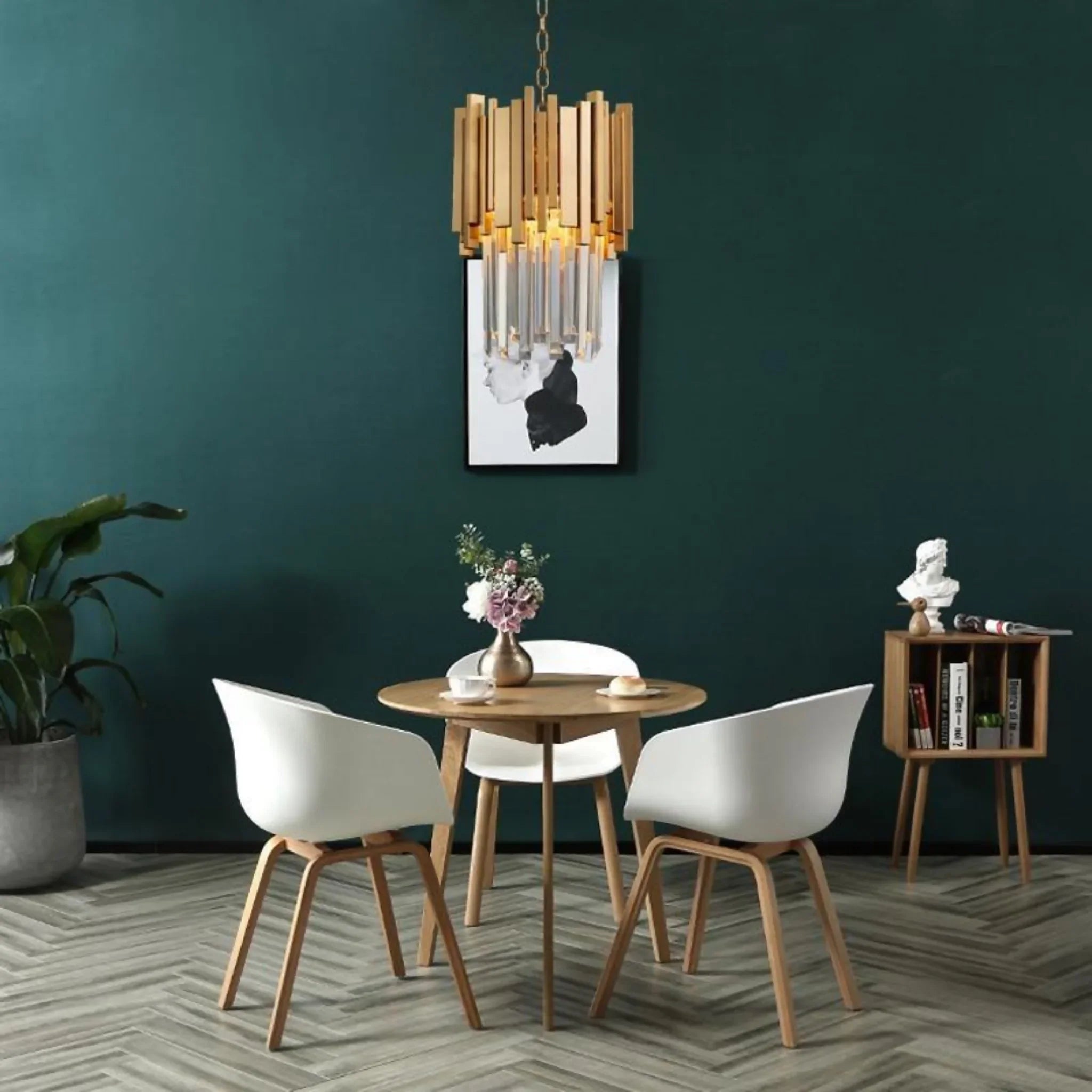 Biot | Gold Crystal Pendant Lighting