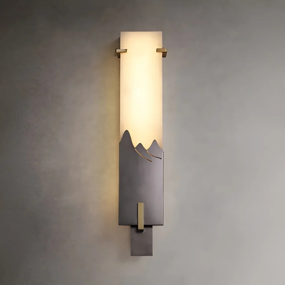 Creative Marble Wall Lamp in Antique Style for Living Room, Bedroom