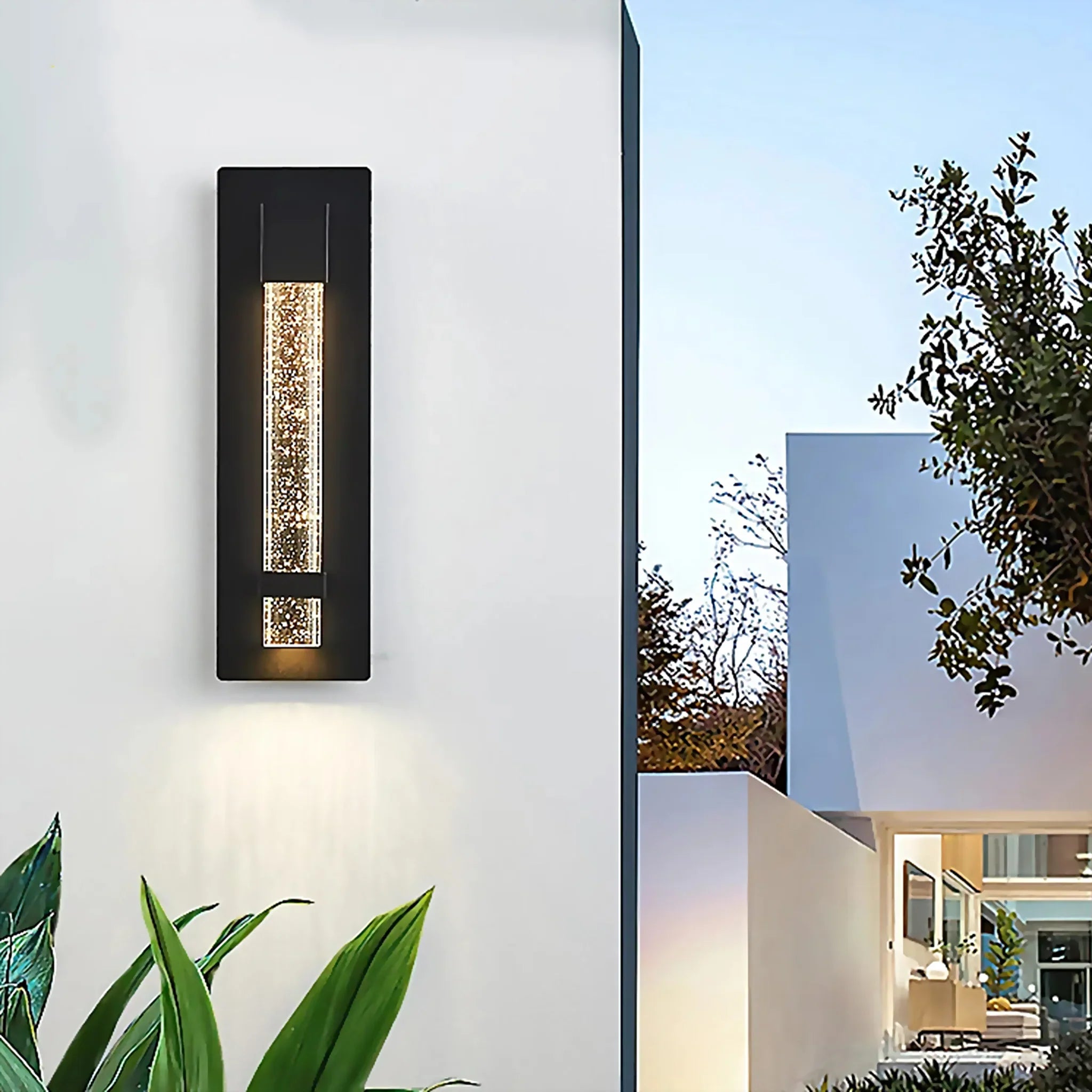 Allein | Modern Crystal Bubble Design Waterproof Wall Sconce