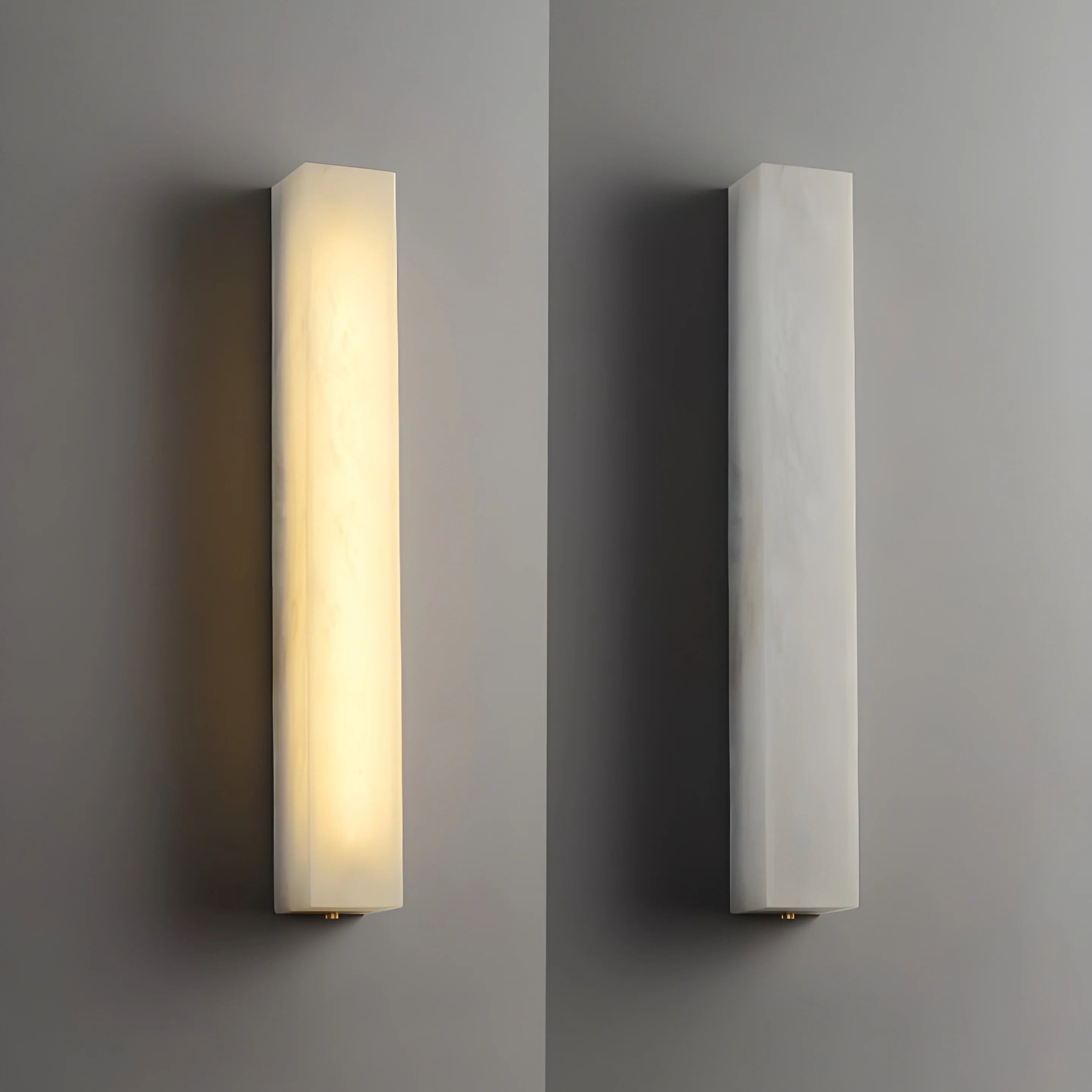 Modern Marble Wall Lamp in Minimalistic Style for Living Room, Bedroom