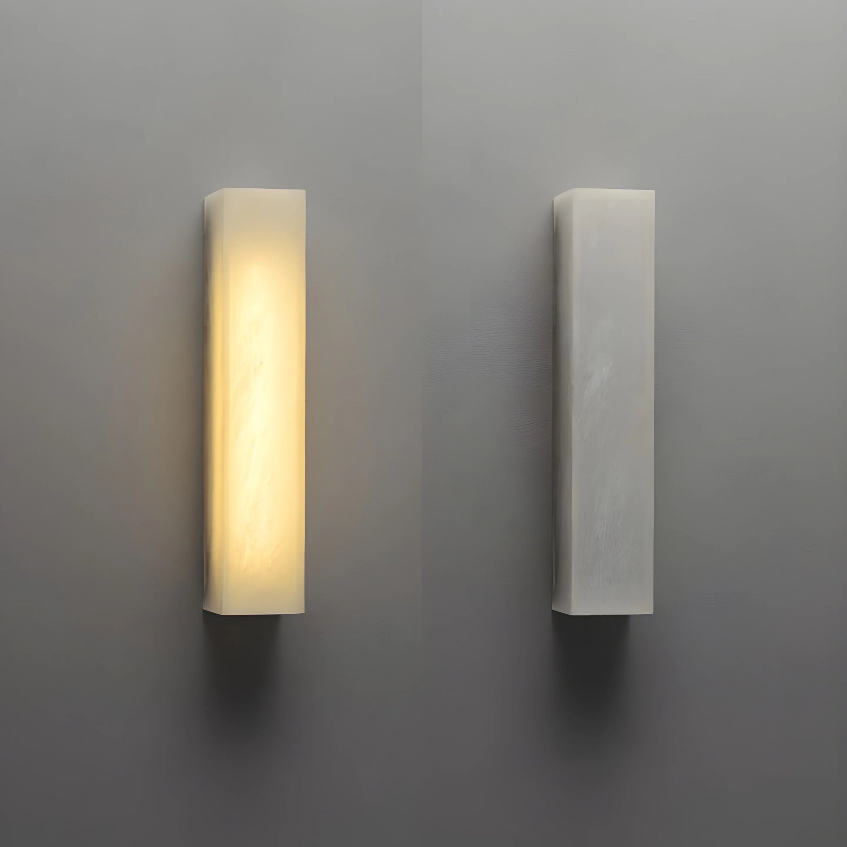 Modern Marble Wall Lamp in Minimalistic Style for Living Room, Bedroom