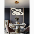 Andenne | Modern Ring Crystal Chandelier for Living Room