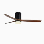 Barbaresco | Modern Indoor Solid Wood Led Ceiling Fan With Remote Control