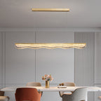 Riehen | Elegant Minimalistic Rectangle Gold Chandelier