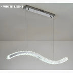 Opfikon | Gold/Silver Stainless Steel Crystal Chandelier for Dining Room