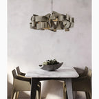 Zelo Surrigone | Postmodern Creative Gray/Gold Iron Chandelier