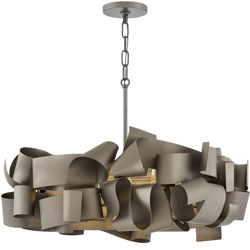 Zelo Surrigone | Postmodern Creative Gray/Gold Iron Chandelier