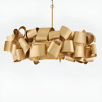 Zelo Surrigone | Postmodern Creative Gray/Gold Iron Chandelier