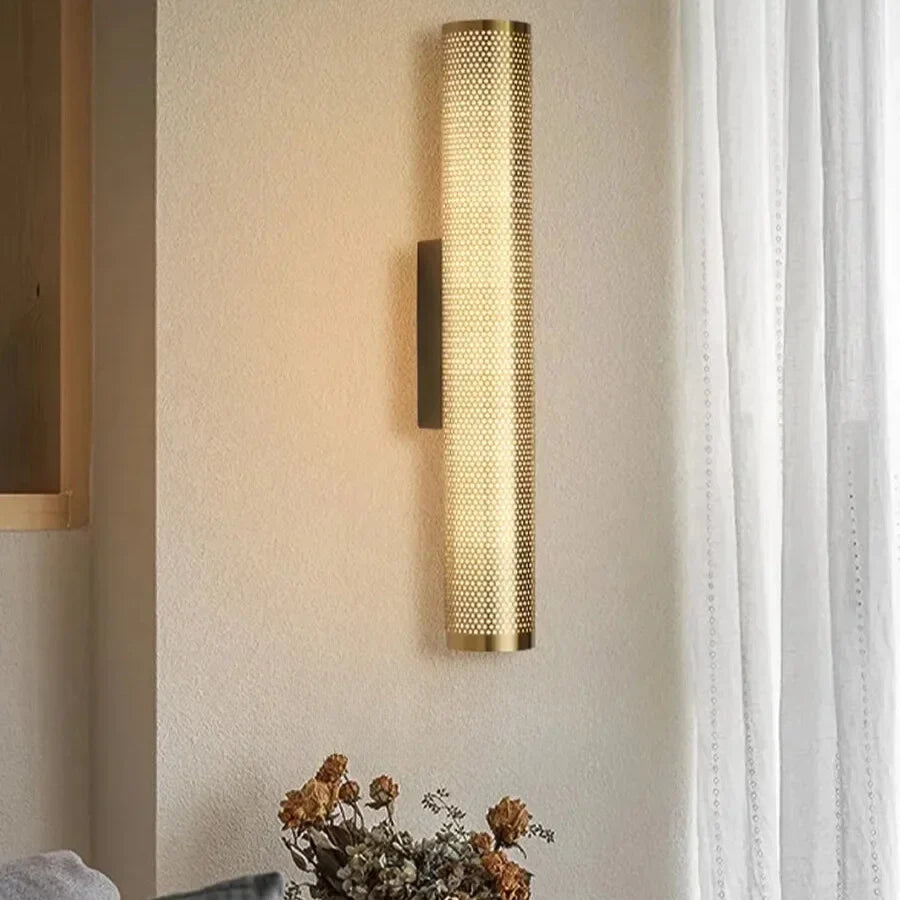 Retro 360-degree Shadowless Wall Sconce for Living Room
