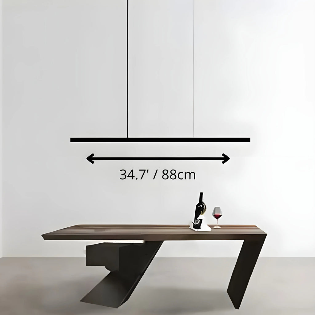 Romont | Simple Stylish Minimalistic Black Chandelier