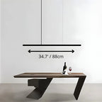 Romont | Simple Stylish Minimalistic Black Chandelier