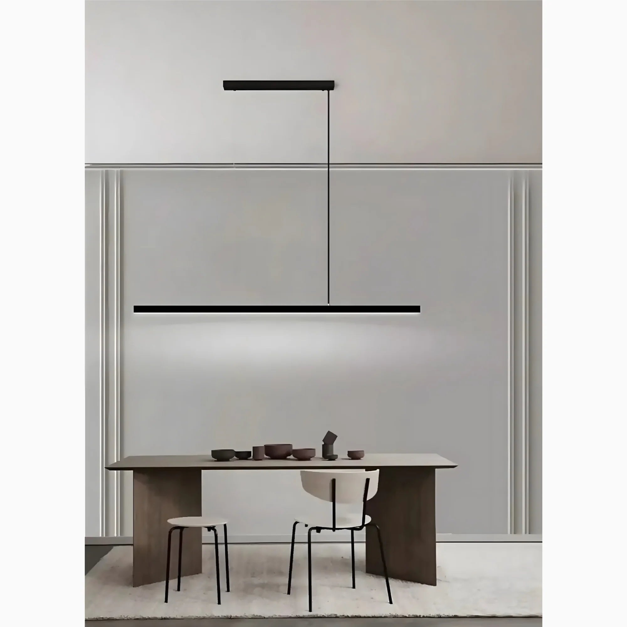 Romont | Simple Stylish Minimalistic Black Chandelier