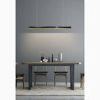 Rorschach | Minimalistic Modern Black Chandelier with Marble