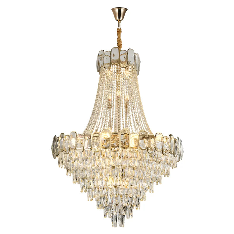Roure | Large Classic Luxury Staircase Crystal Chandelier