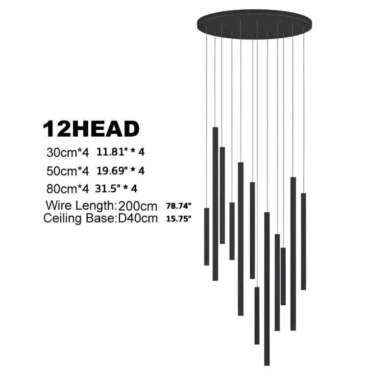 Saint-Andre-de-la-Roche | Minimalistic Simple Led Pendant Chandelier