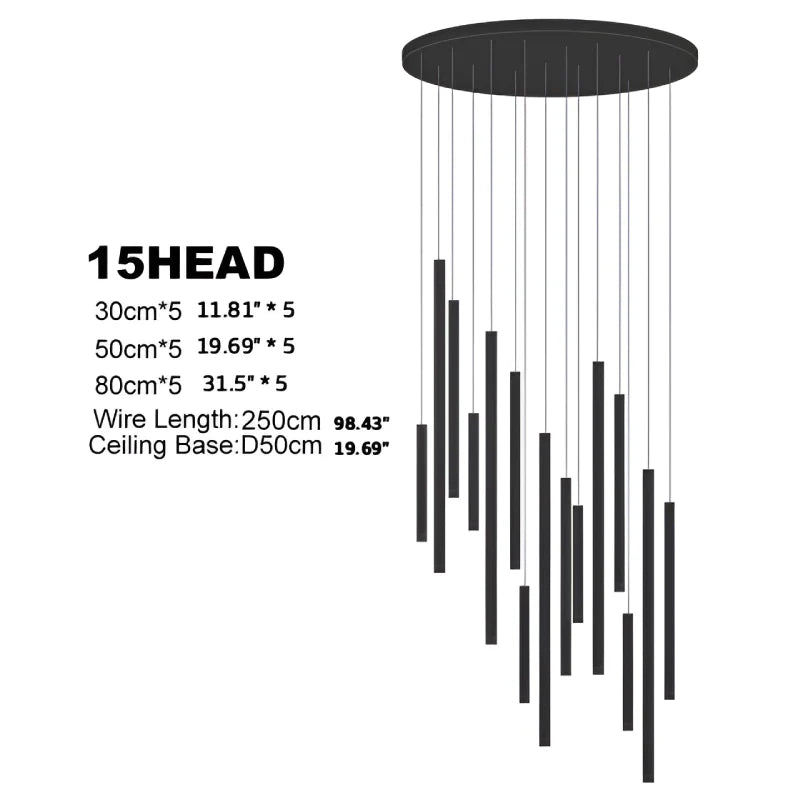 Saint-Andre-de-la-Roche | Minimalistic Simple Led Pendant Chandelier