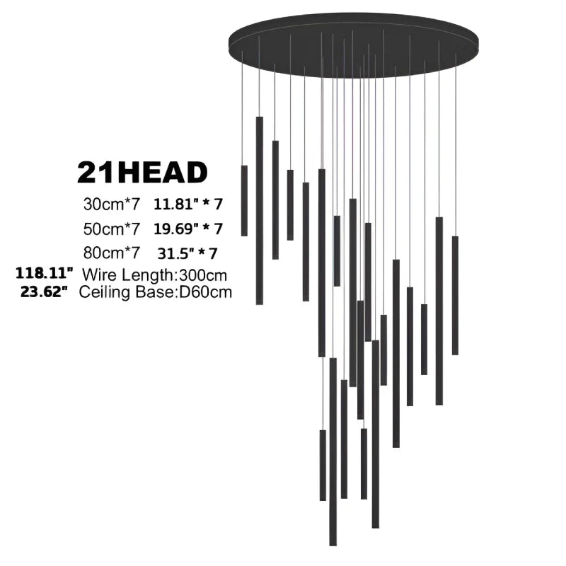 Saint-Andre-de-la-Roche | Minimalistic Simple Led Pendant Chandelier