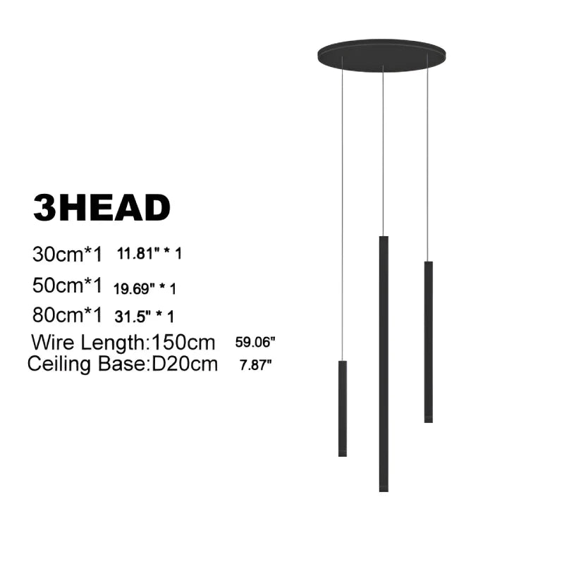 Saint-Andre-de-la-Roche | Minimalistic Simple Led Pendant Chandelier