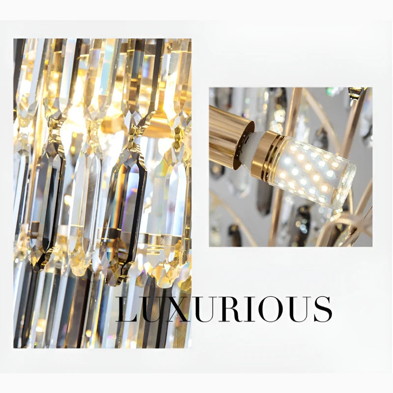 Saint-Cezaire-sur-Siagne | Stunning Large Crystal Chandelier