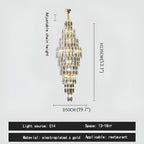 Saint-Cezaire-sur-Siagne | Stunning Large Crystal Chandelier