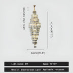 Saint-Cezaire-sur-Siagne | Stunning Large Crystal Chandelier