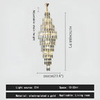 Saint-Cezaire-sur-Siagne | Stunning Large Crystal Chandelier