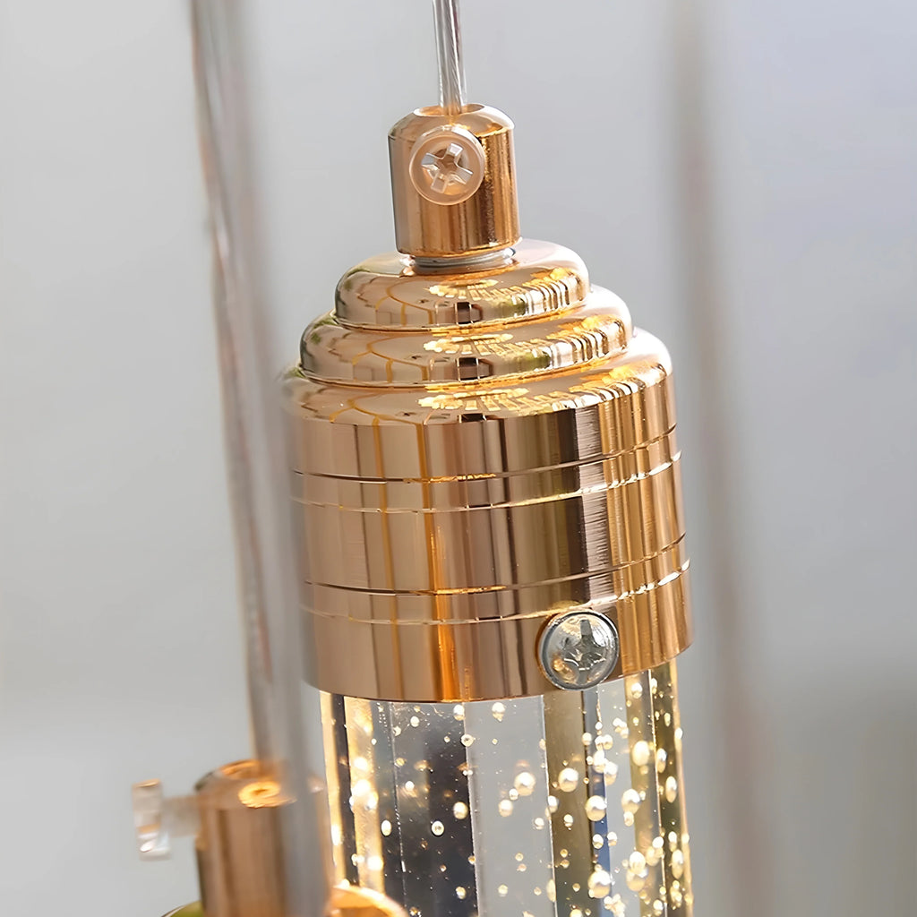 Varazze | Shimmering Magic Gold Crystal Pendant Lighting