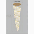 Varazze | Shimmering Magic Gold Crystal Pendant Lighting