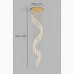 Varazze | Shimmering Magic Gold Crystal Pendant Lighting