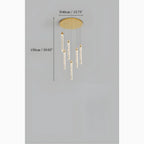 Varazze | Shimmering Magic Gold Crystal Pendant Lighting