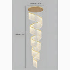Varazze | Shimmering Magic Gold Crystal Pendant Lighting
