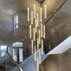 Varazze | Shimmering Magic Gold Crystal Pendant Lighting