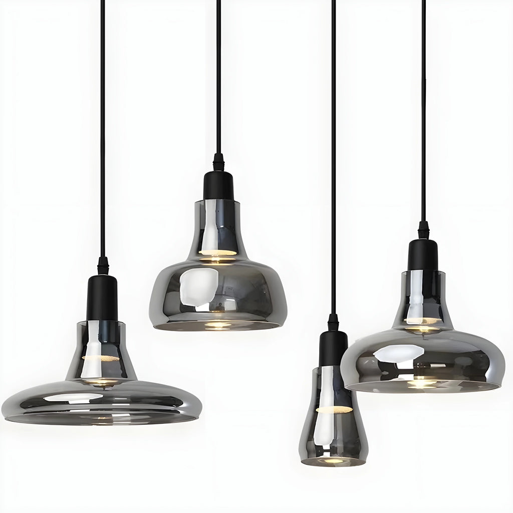 Entraunes | Smoky Grey Retro Pendant Lamp